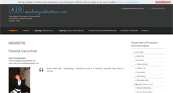 Desktop Screenshot of cavicchioli.analisiqualitativa.com