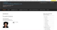 Desktop Screenshot of daddante.analisiqualitativa.com